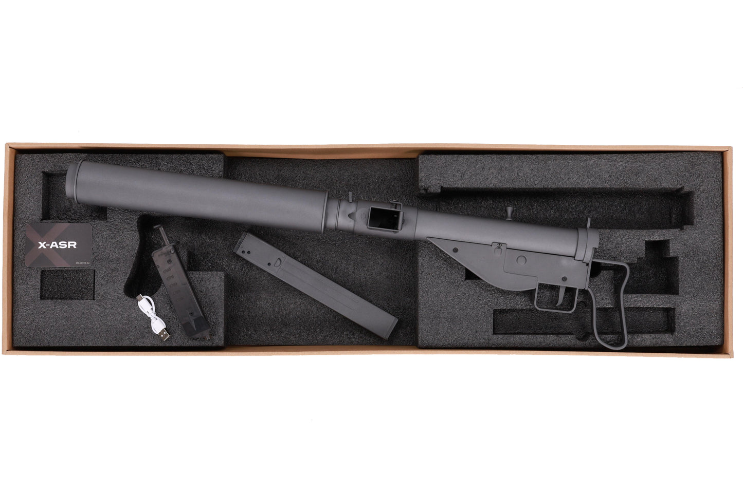 Specna Arms Sten MK.II(S) Command Grip RETRO AEG inkl. GATE X-ASR Tracer (0,5 Joule)