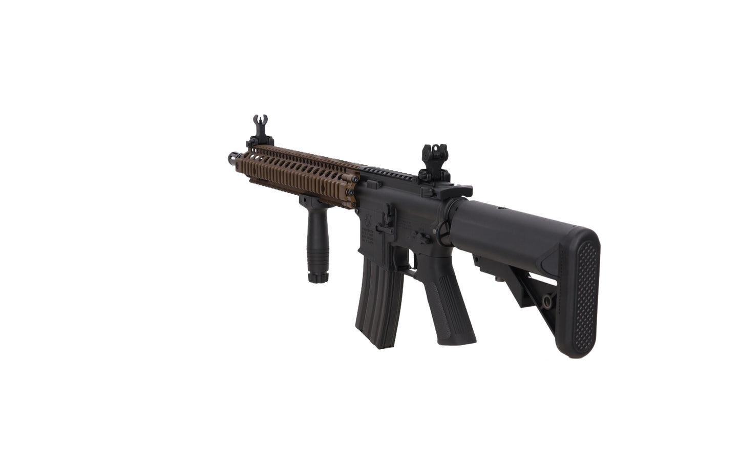 Specna Arms Colt x Daniel Defense MK18 SA-P26 PRIME™ BLDC™ Aster II ETU 14.5'' Sturmgewehr – Chaos Bronze (unter 0,5 Joule)