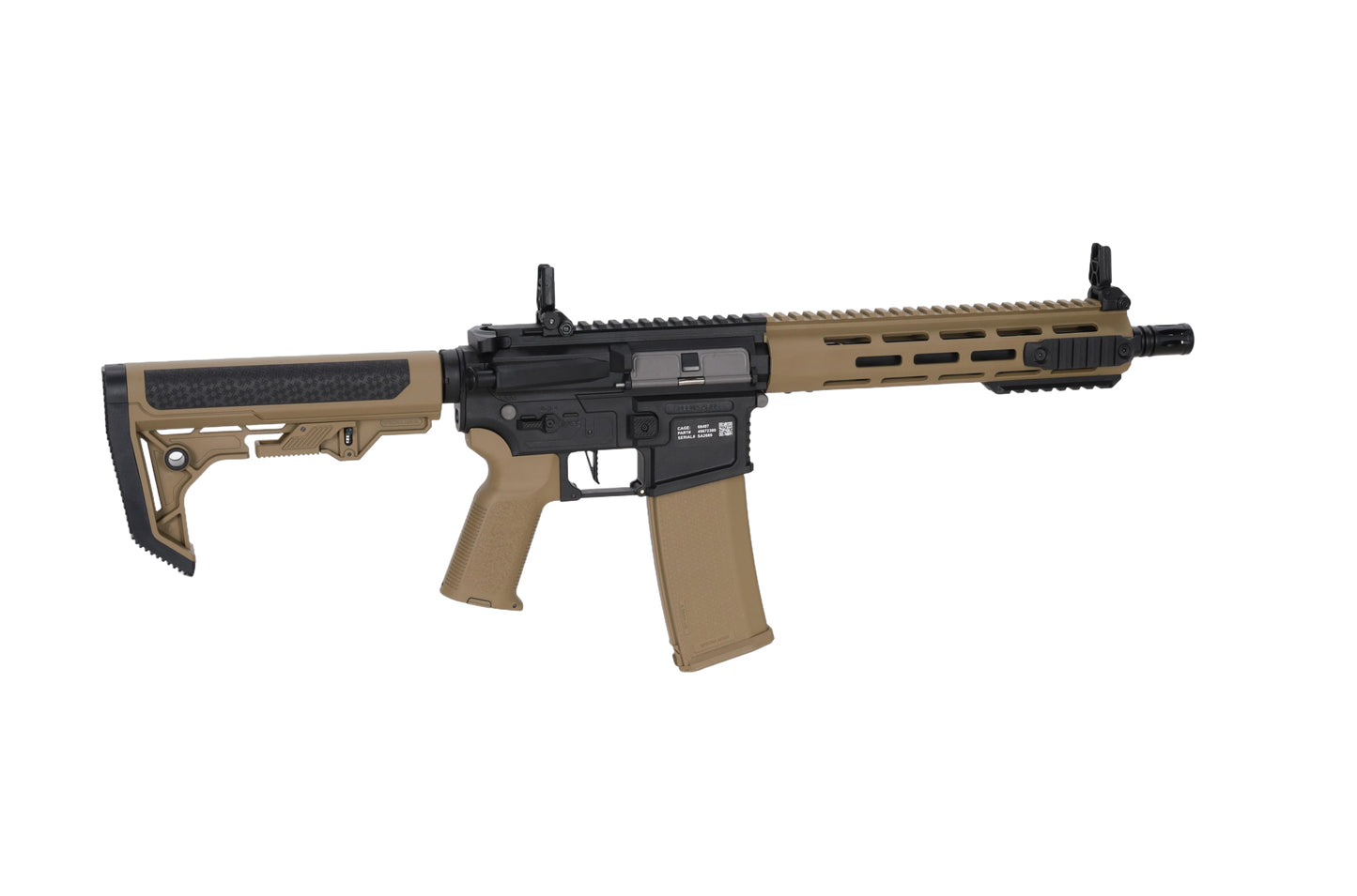 Specna Arms SA-F03 FLEX™ Gen.2 BLDC™ HAL ETU™ ASG Karabiner – Halbbraun / Half-Tan (unter 0,5 Joule)