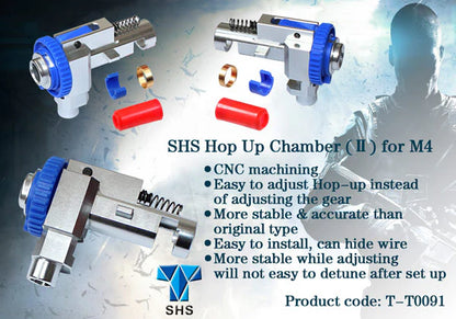 SHS CNC Aluminum V2 Rotary chamber set for M4 AEG