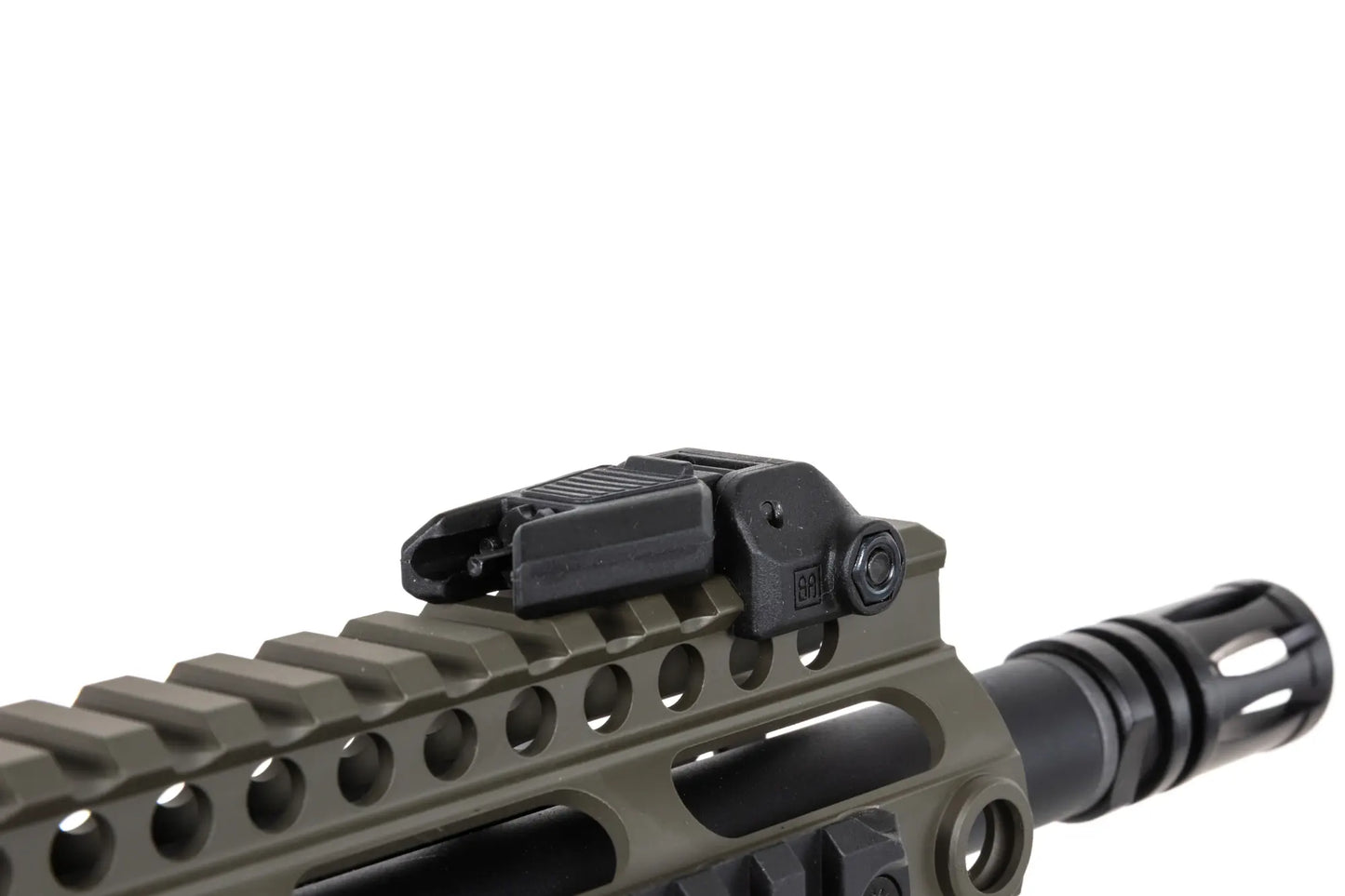 Specna Arms SA-C20-L CORE™ Gen. 2 HAL™ ETU ASG Karabiner mit Light Ops Schaft – Olive / OD Green (unter 0,5 Joule)