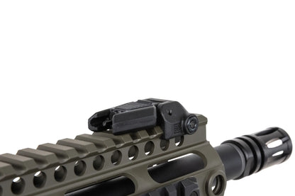 Specna Arms SA-C20-L CORE™ Gen. 2 HAL™ ETU ASG Karabiner mit Light Ops Schaft – Olive / OD Green (unter 0,5 Joule)