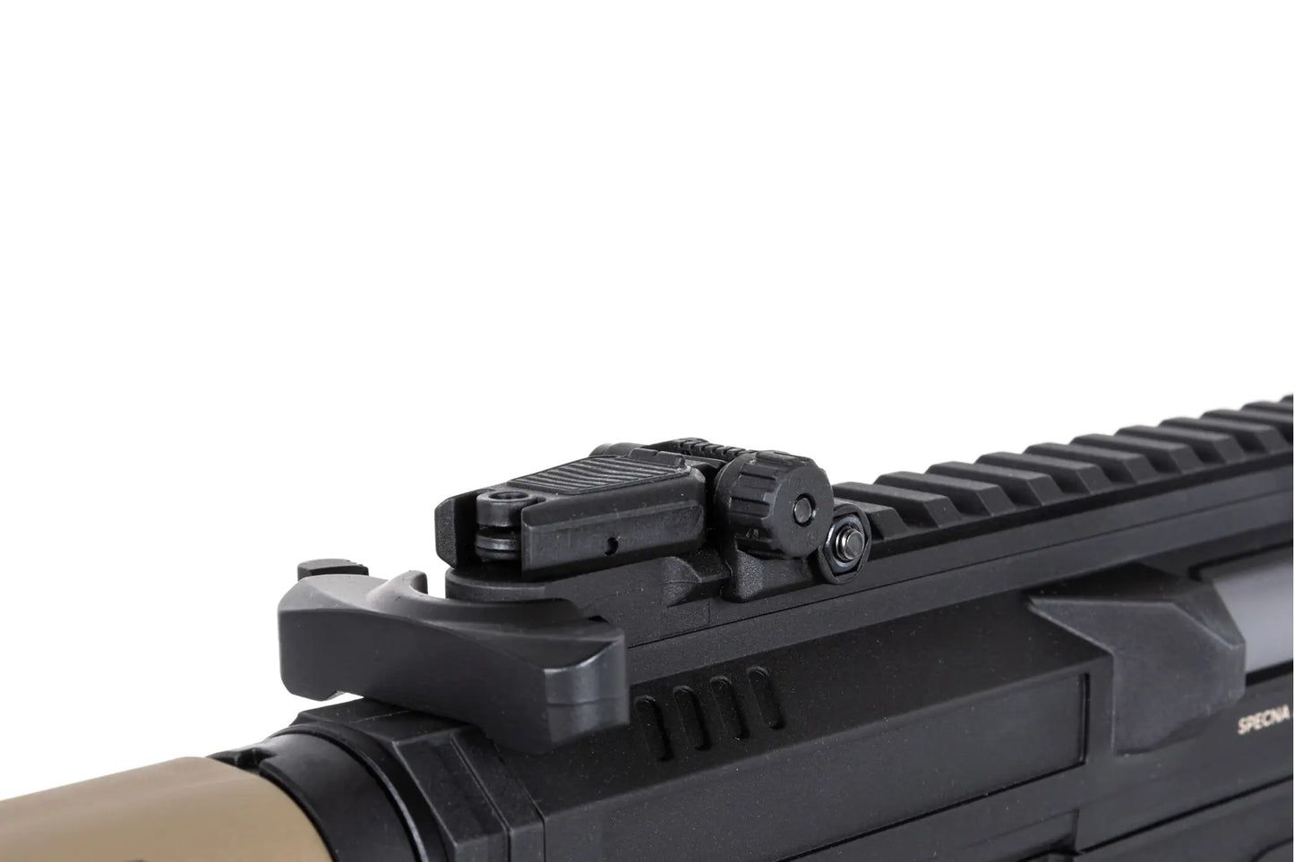 Specna Arms SA-CX02 CORE™ Gen. 2 HAL™ ETU ASG Karabiner – Halbbraun / Half-Tan (unter 0,5 Joule)