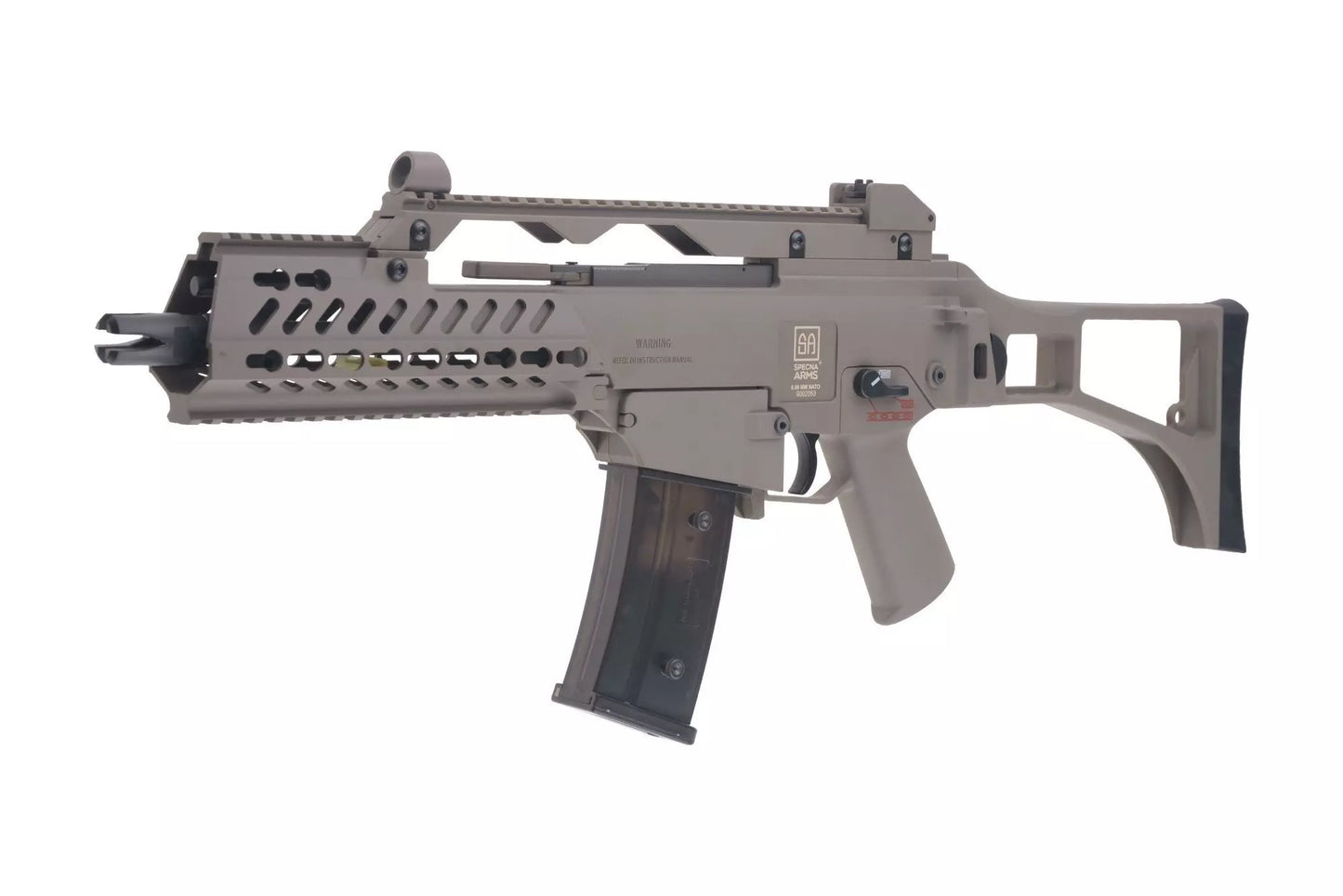 Specna Arms SA-G11 KeyMod EBB Karabiner Nachbildung – Tan (unter 0,5 Joule)