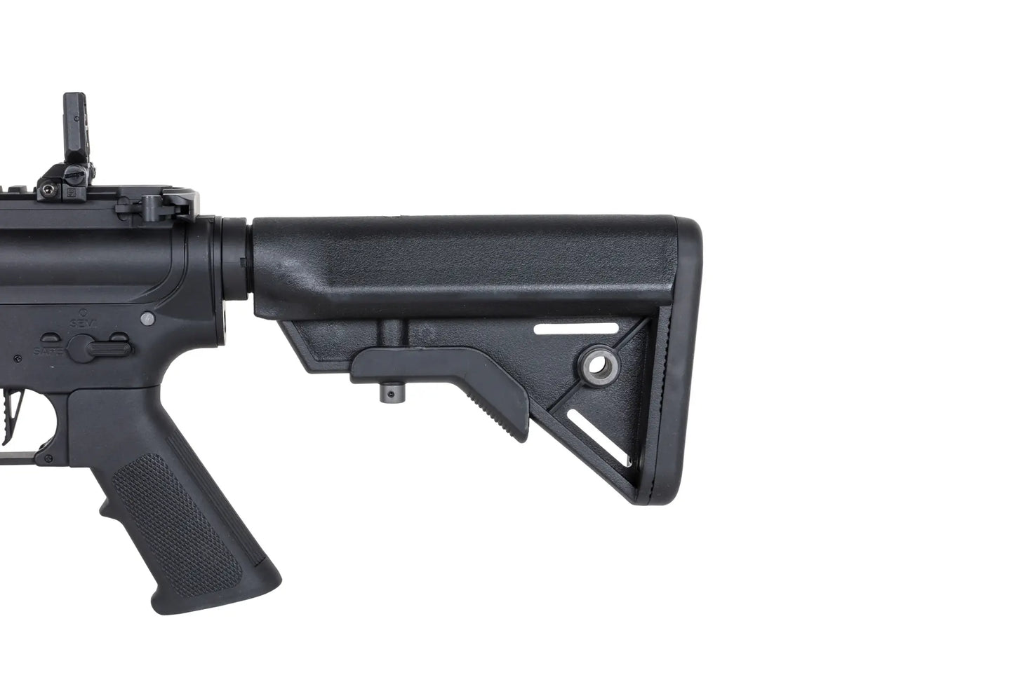 Specna Arms SA-F08 FLEX™ Gen.2 BLDC™ HAL ETU™ ASG Karabiner – Schwarz (unter 0,5 Joule)