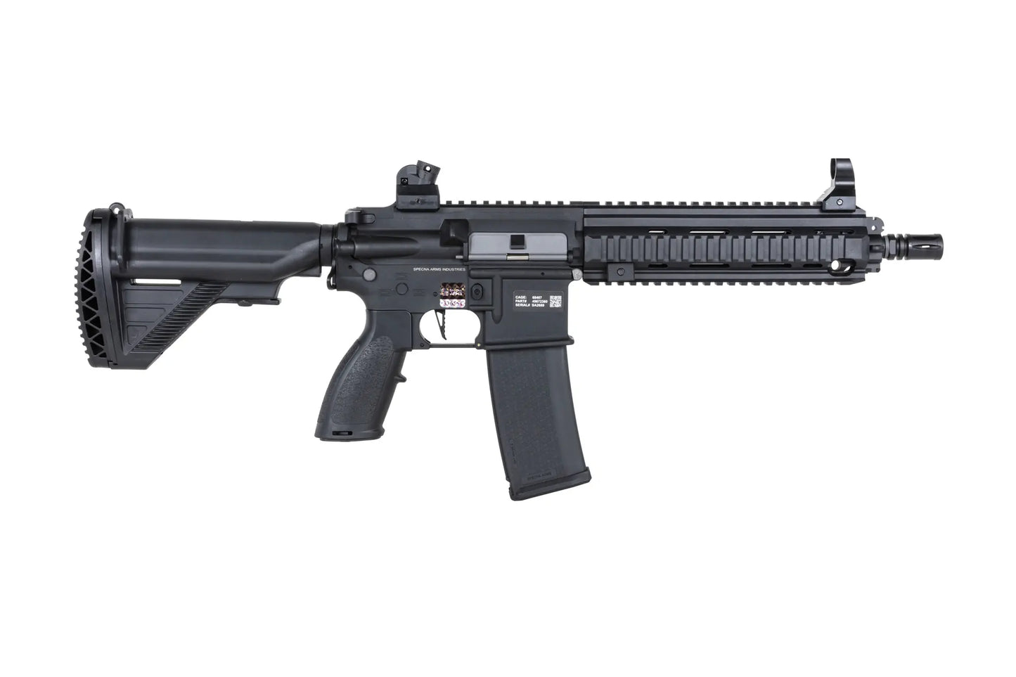 Specna Arms SA-FH06 FLEX™ Gen.2 BLDC™ HAL ETU™ ASG Karabiner – Schwarz (unter 0,5 Joule)
