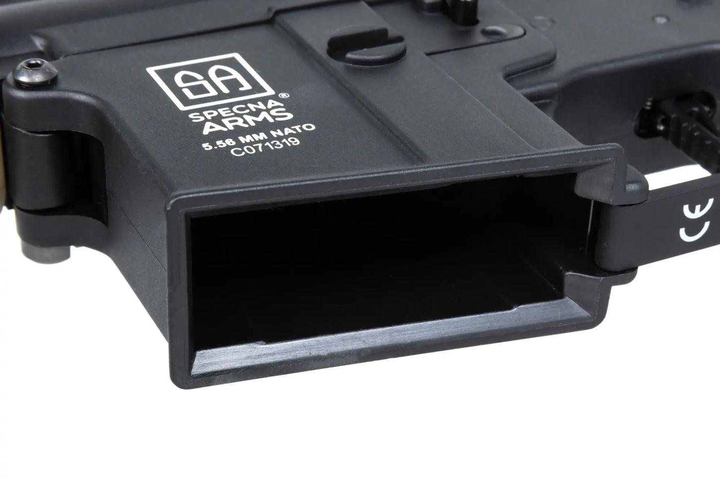 Specna Arms SA-C12 CORE™ Gen. 2 HAL™ ETU ASG Karabiner – Halbbraun / Half-Tan (unter 0,5 Joule)