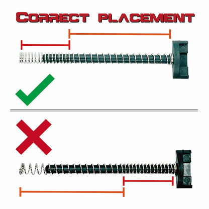 CTM Tactical 160% Non-Linear Performance Recoil Spring – AAP-01