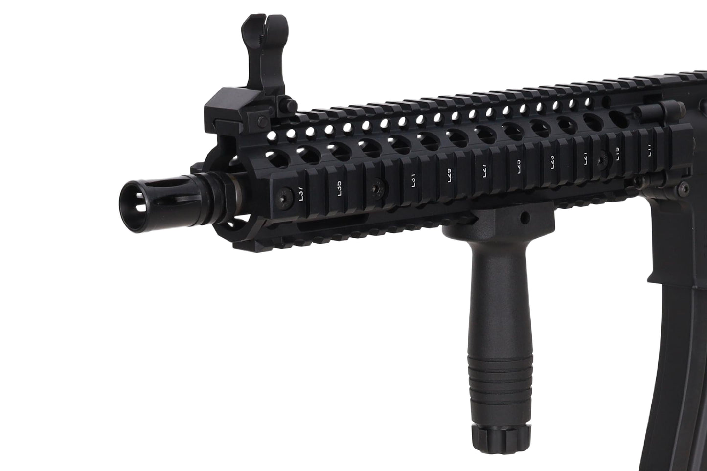 Specna Arms Colt x Daniel Defense® MK18 10.5'' SA-P19 PRIME™ BLDC™ Aster II ETU Sturmgewehr – Schwarz (unter 0,5 Joule)
