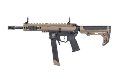 Specna Arms SA-FX01 FLEX™ Gen.2 BLDC™ HAL ETU™ ASG Karabiner – Halbbraun / Half-Tan (unter 0,5 Joule)
