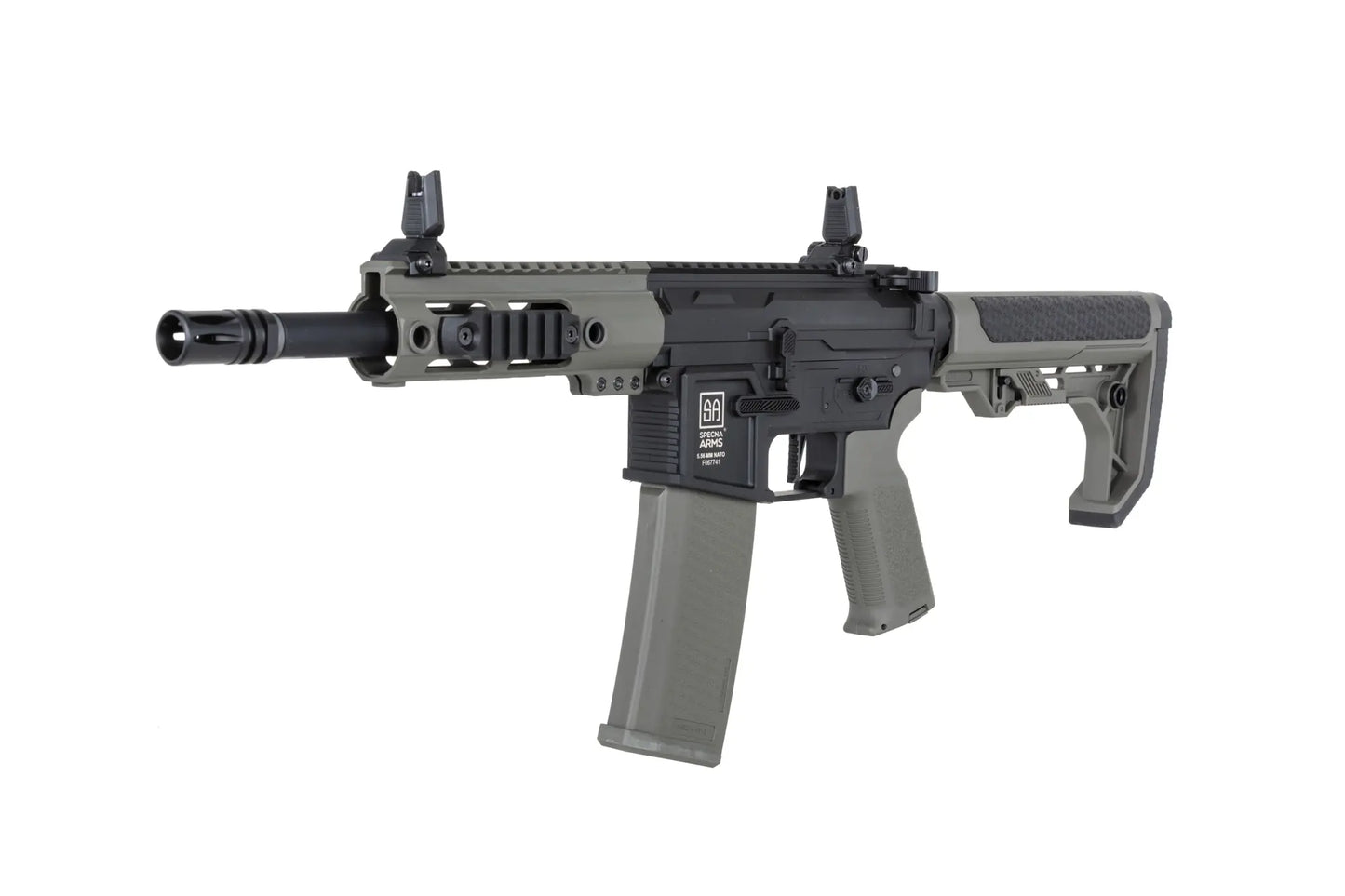 Specna Arms SA-F04-RL FLEX™ Gen.2 BLDC™ HAL ETU™ Light Ops / New Receiver ASG Karabiner – Olive (unter 0,5 Joule)