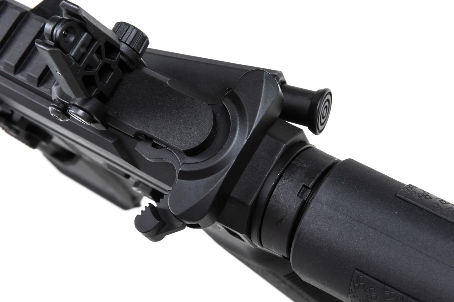 Specna Arms SA-F04-RL FLEX™ Gen.2 BLDC™ HAL ETU™ ASG Karabiner – Light Ops Schaft / New Receiver / Schwarz (unter 0,5 Joule)