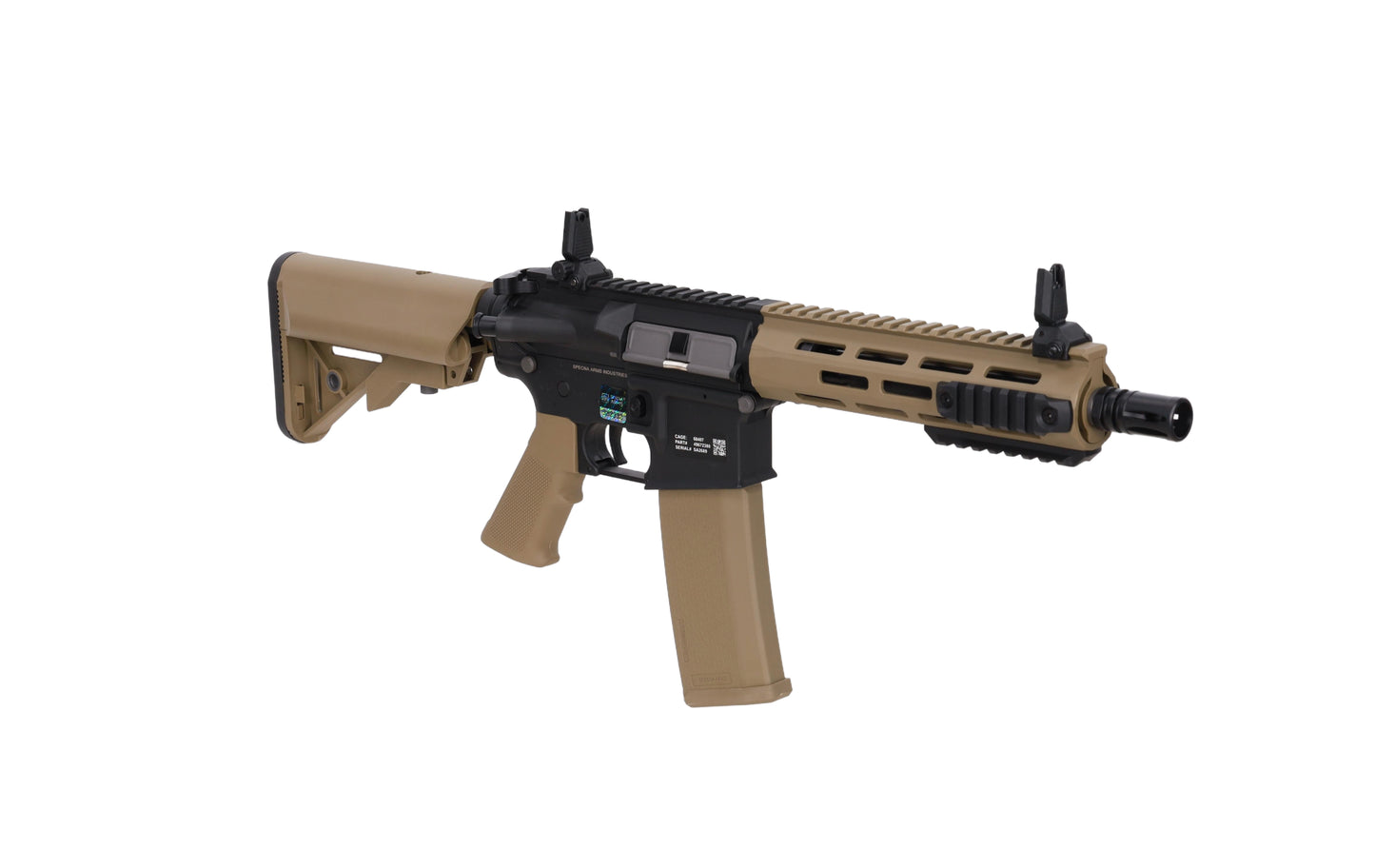Specna Arms SA-F14 FLEX™ Gen.2 GATE X-ASR ASG Karabiner – Halbbraun / Half-Tan (unter 0,5 Joule)