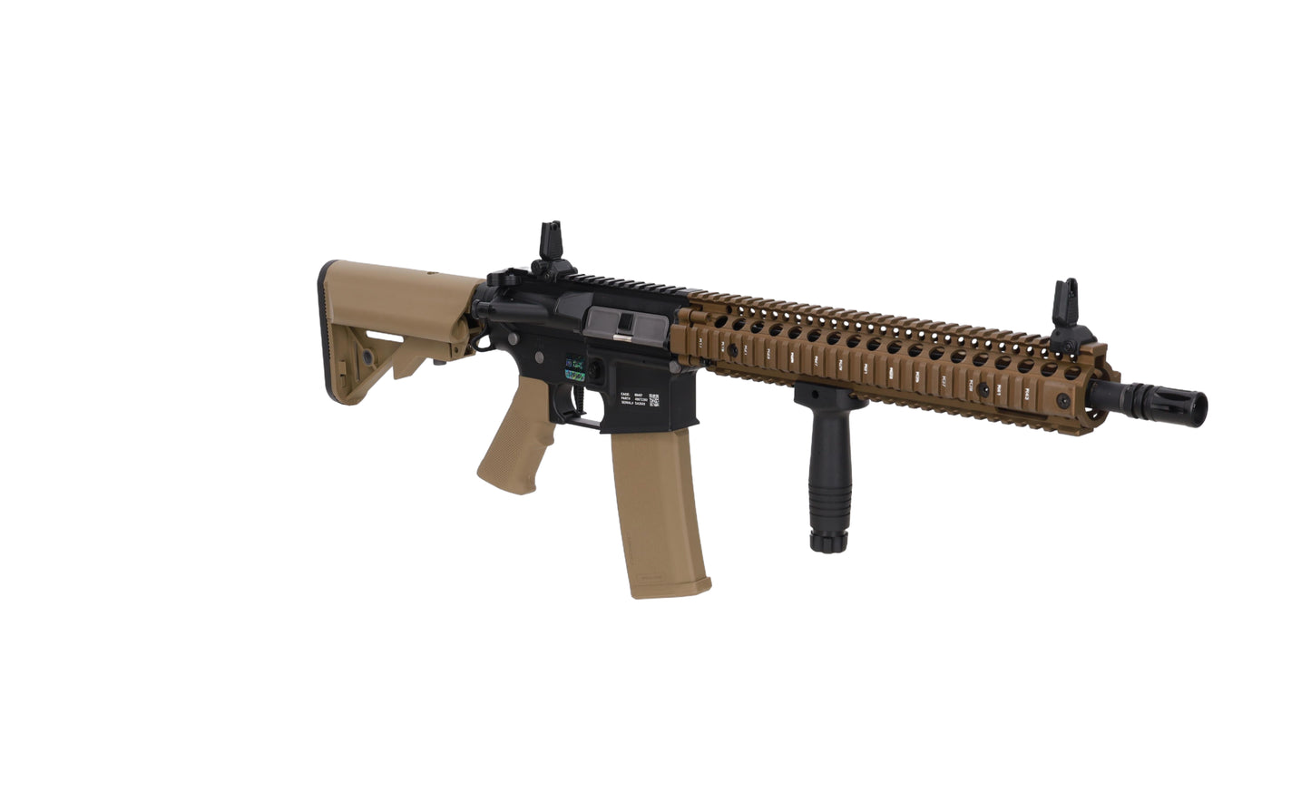 Specna Arms Daniel Defense® MK18 SA-P26 Prime™ BLDC™ Aster II ETU Karabiner – Chaos Bronze (< 0,5 Joule)