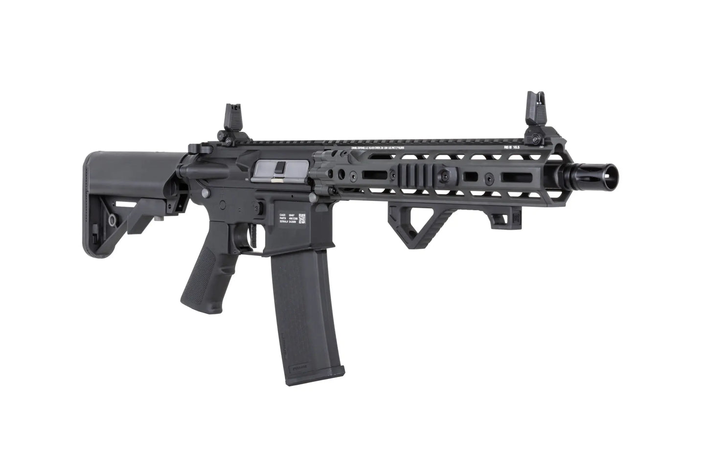 Specna Arms Daniel Defense® RIS III 10.5'' SA-C27 CORE™ Gen. 2 HAL™ ETU ASG Karabiner – Grau (unter 0,5 Joule)