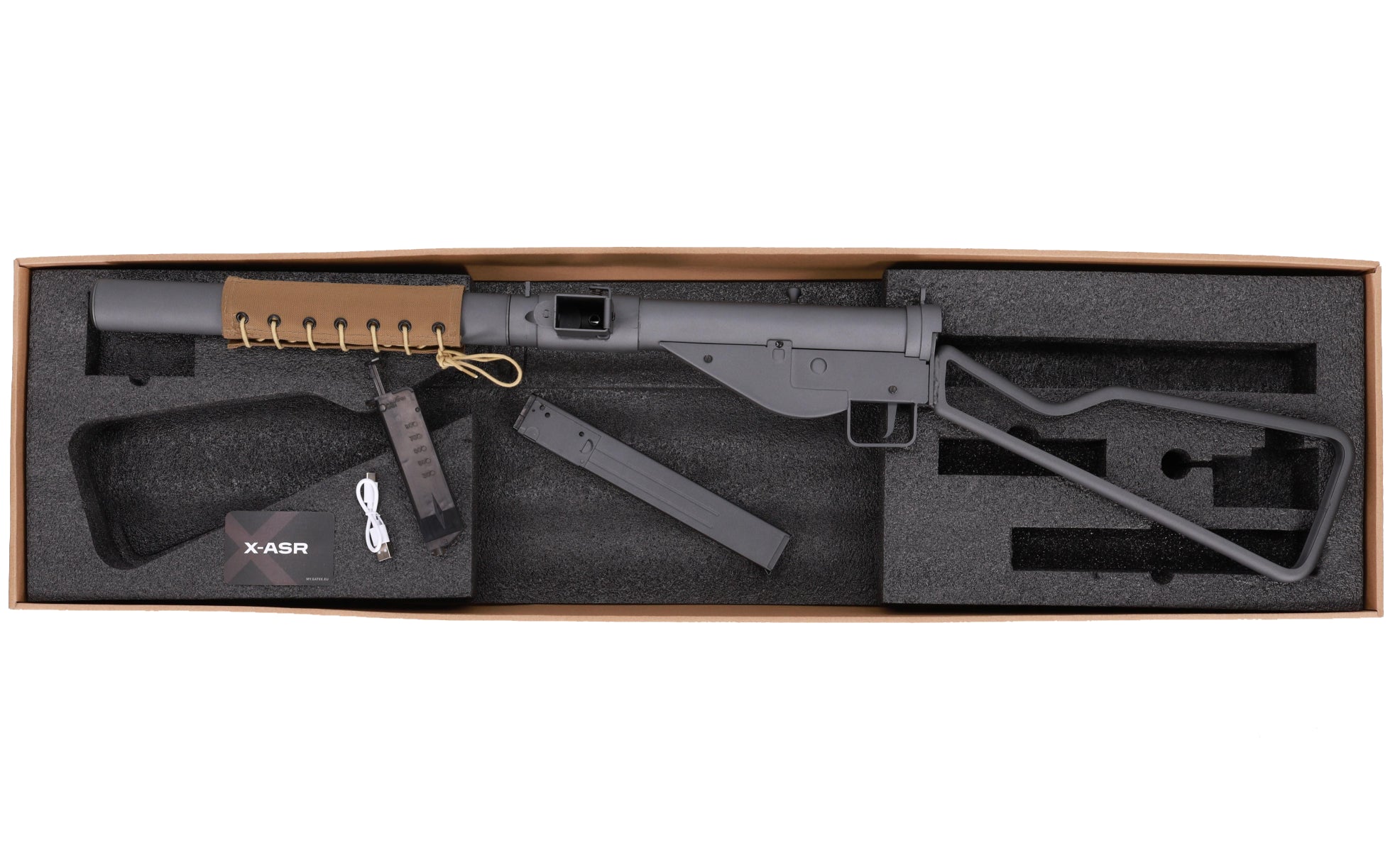 Specna Arms Sten MK.II(S) RETRO AEG inkl. GATE X-ASR Tracer (0,5 Joule)