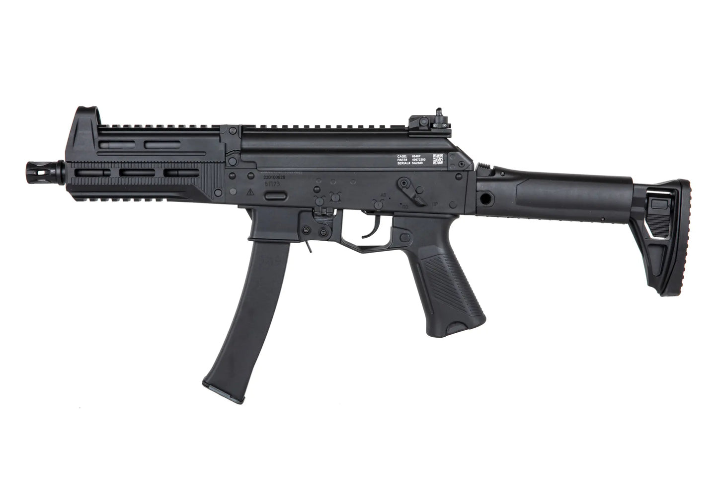 Specna Arms SA-J20 FLEX™ High Speed (30 RPS) Maschinenpistole – Schwarz (unter 0,5 Joule)
