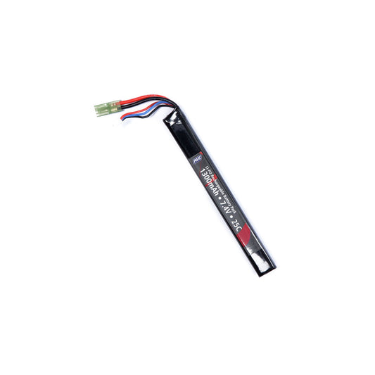 ASG 7.4v 1300mah 25C lipo stick battery - Mini Tamiya