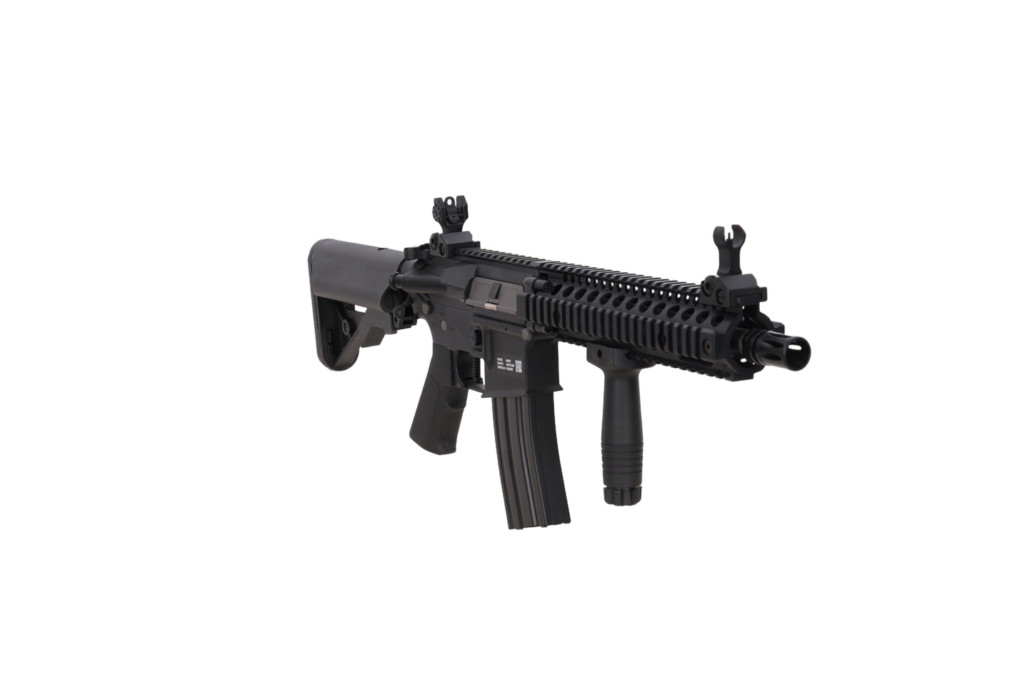Specna Arms Colt x Daniel Defense® MK18 10.5'' SA-P19 PRIME™ BLDC™ Aster II ETU Sturmgewehr – Schwarz (unter 0,5 Joule)