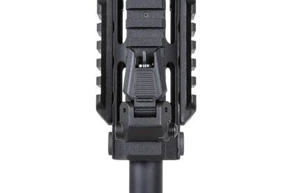 Specna Arms SA-F04-RL FLEX™ Gen.2 BLDC™ HAL ETU™ ASG Karabiner – Light Ops Schaft / New Receiver / Schwarz (unter 0,5 Joule)