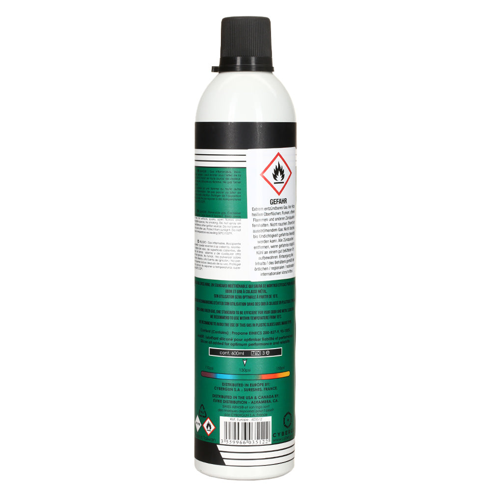 Swiss Arms Green gas 130 PSI 760ml with silicone