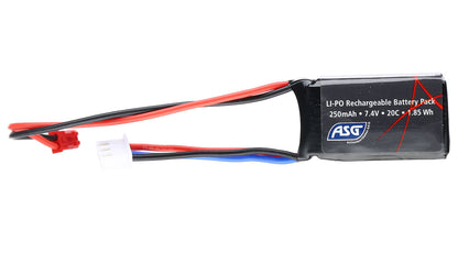ASG 7.4V 250mah 20C lipo battery for HPA
