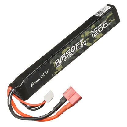 Gens ace 25C 1200mAh 7.4V Lipo Battery - T-plug
