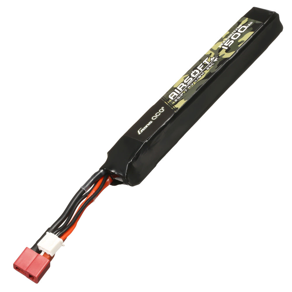 Gens ace 25C 1500mAh 3S1P 7.4V Airsoft Gun Lipo Battery - T Plug