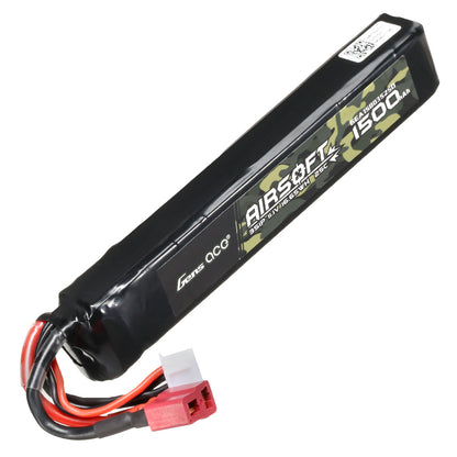 Gens ace 25C 1500mAh 11.1V Airsoft Gun Lipo Battery - T Plug