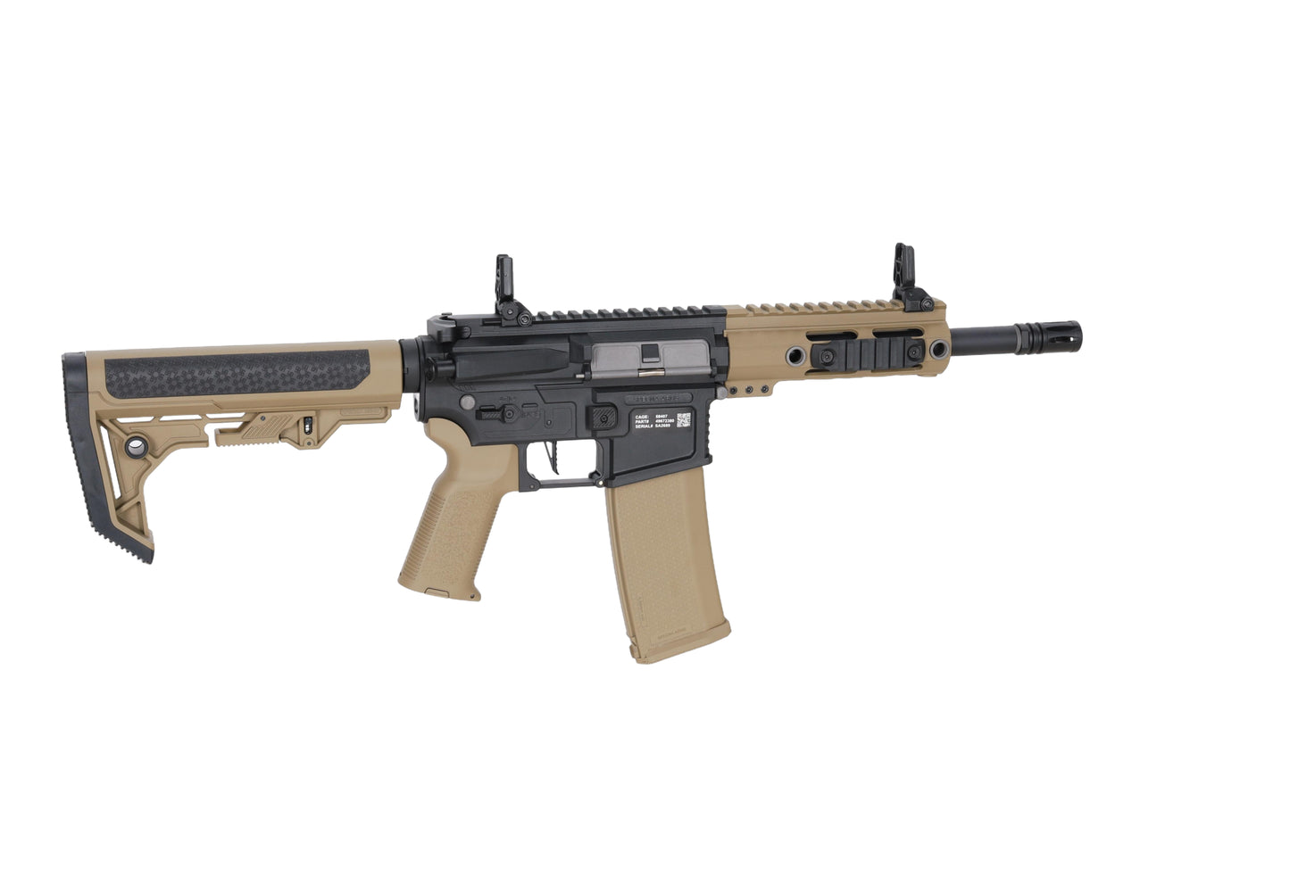 Specna Arms SA-F04 FLEX™ Gen.2 BLDC™ HAL ETU™ ASG Karabiner – Half-Tan / Halbbraun (unter 0,5 Joule)
