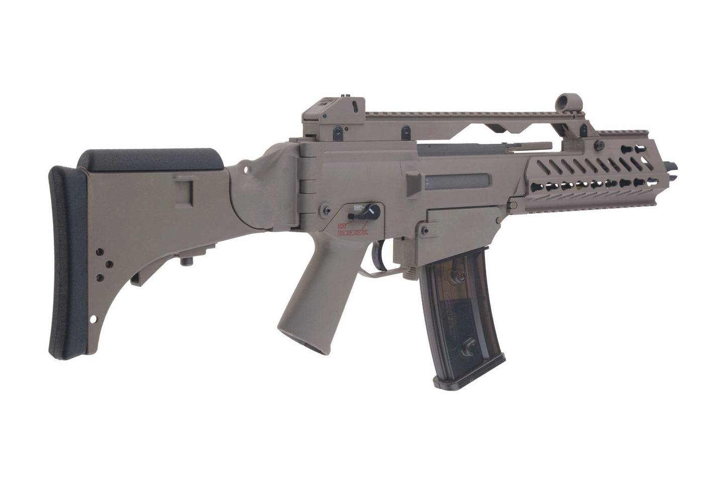 Specna Arms SA-G11V KeyMod EBB Karabiner Nachbildung – Tan (unter 0,5 Joule)