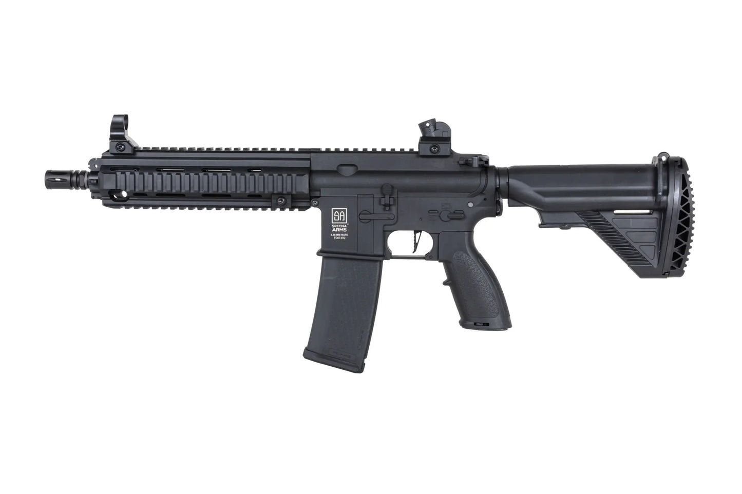 Specna Arms SA-FH06 FLEX™ Gen.2 BLDC™ HAL ETU™ ASG Karabiner – Schwarz (unter 0,5 Joule)