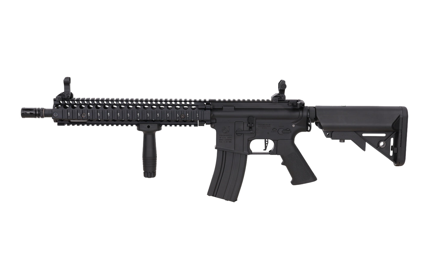 Specna Arms Colt x Daniel Defense MK18 SA-P26 PRIME™ BLDC™ Aster II ETU Sturmgewehr 14,5" – Schwarz (0,5 Joule)