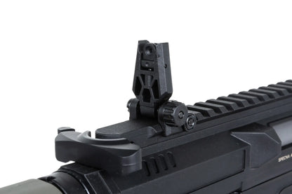 Specna Arms M4/AR15 SA-FX01 FLEX™ Gen.2 AEG-Sturmgewehr 9" – Olivgrün (unter 0,5 Joule)