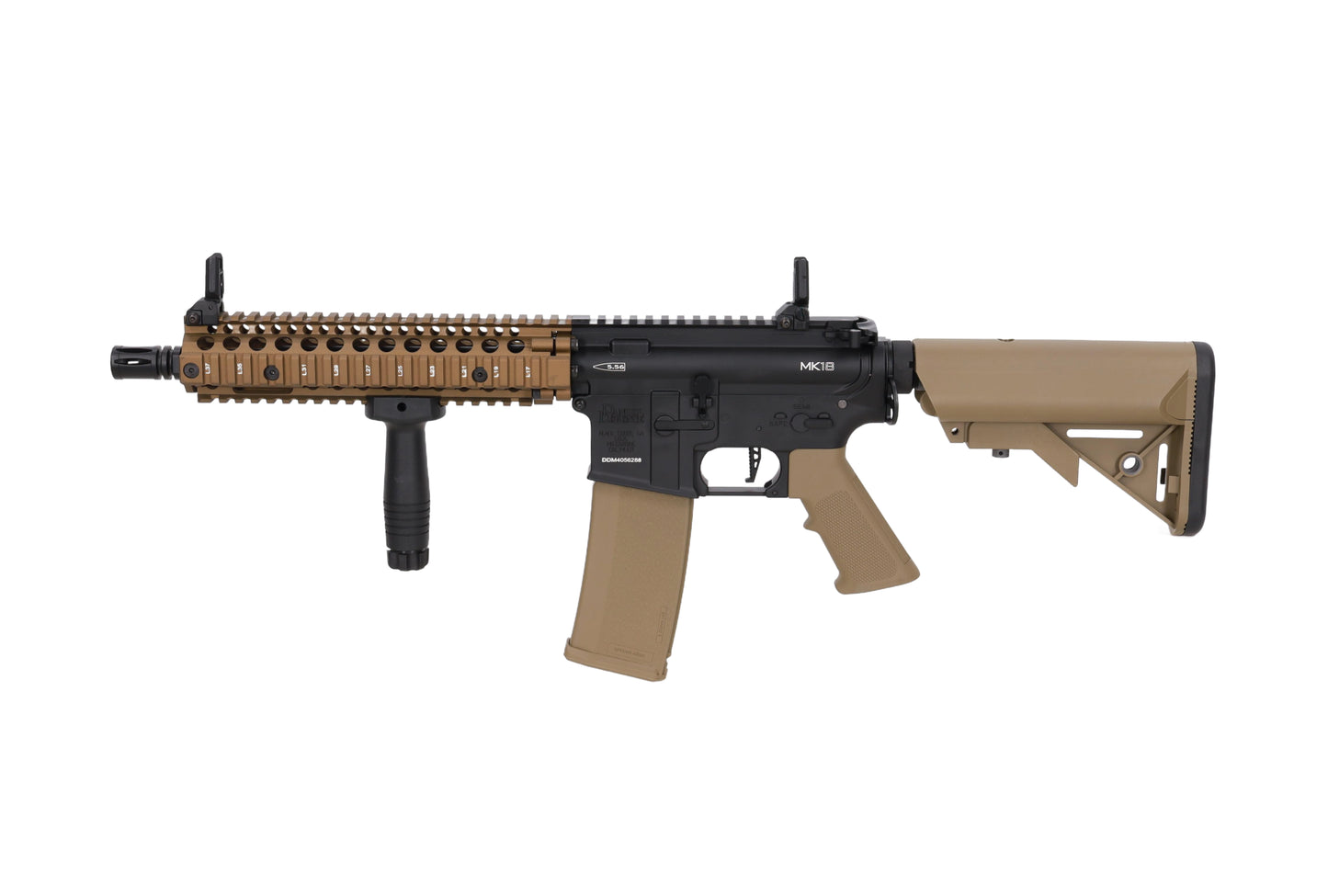 Specna Arms Daniel Defense® MK18 SA-P19 Prime™ BLDC™ Aster II ETU Karabiner – Chaos Bronze (0,5 Joule)