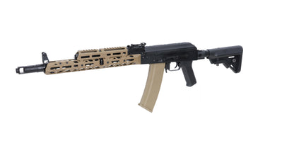 Specna Arms KPYK AK SA-PJ14 PRIME™ BLDC™ Aster II ETU Sturmgewehr – Halbbraun / Tan (0,5 Joule)