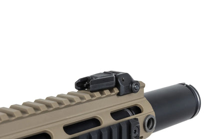 Specna Arms SA-FX02 FLEX™ Gen.2 HAL ETU™ ASG Karabiner – Halbbraun / Half-Tan (unter 0,5 Joule)