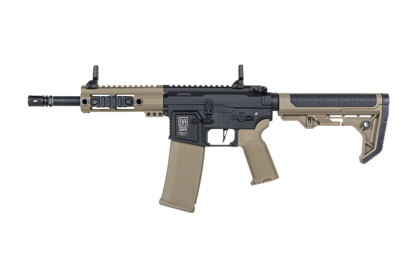 Specna Arms SA-F04-RL FLEX™ Gen.2 Light Ops / New Receiver HAL ETU™ ASG Karabiner – Half-Tan (unter 0,5 Joule)
