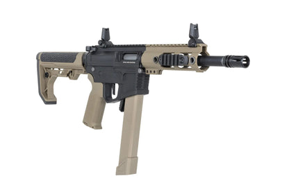 Specna Arms M4/AR15 SA-FX01 FLEX™ Gen.2 HAL ETU™ AEG-Sturmgewehr 9" – Halbbraun / Half-Tan (unter 0,5 Joule)