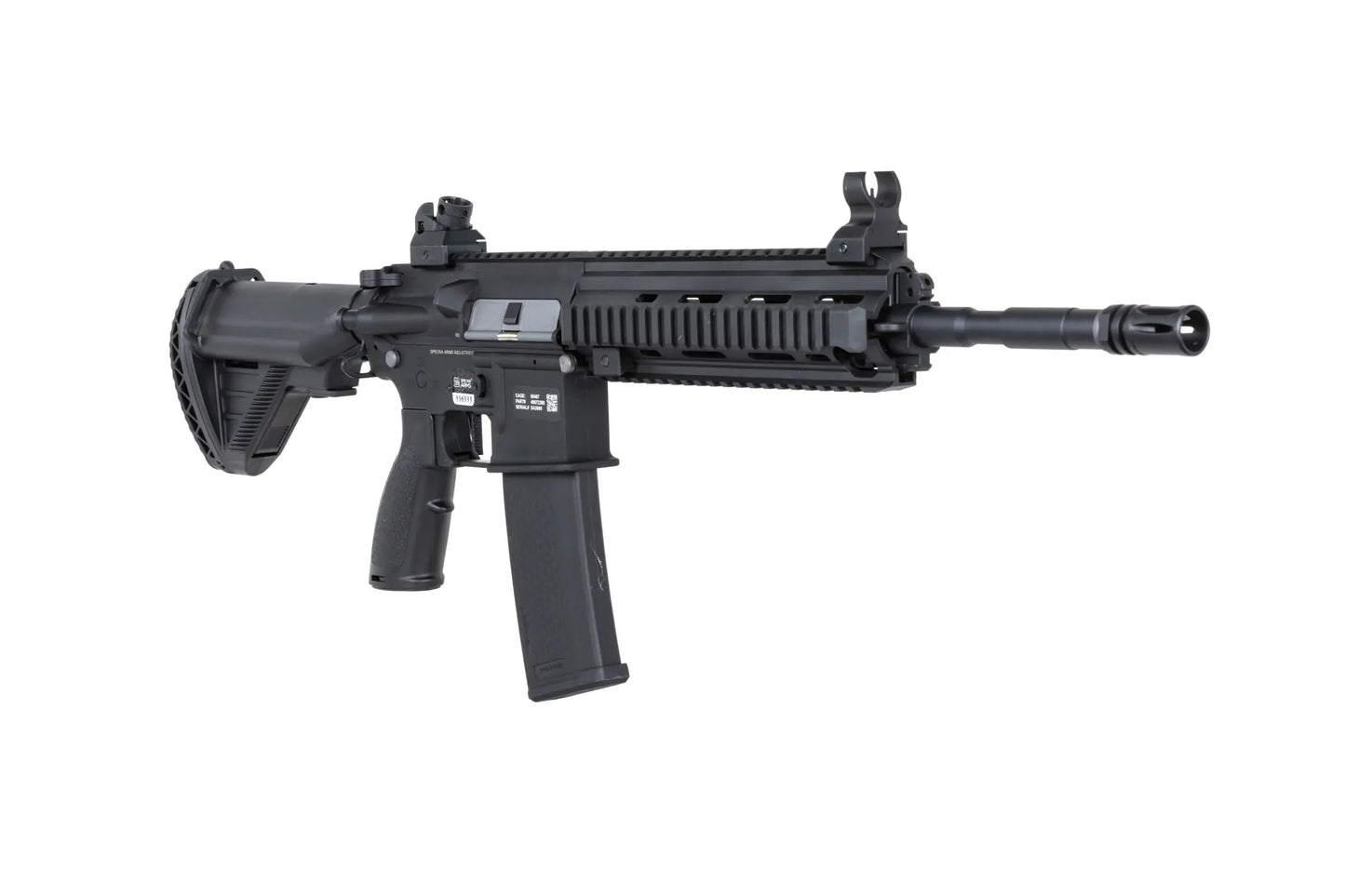 Specna Arms SA-FH07 FLEX™ Gen.2 BLDC™ HAL ETU™ ASG Karabiner – Schwarz (unter 0,5 Joule)