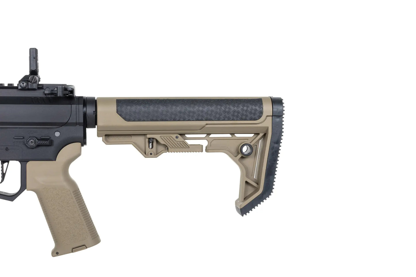 Specna Arms SA-FX02 FLEX™ Gen.2 HAL ETU™ ASG Karabiner – Halbbraun / Half-Tan (unter 0,5 Joule)