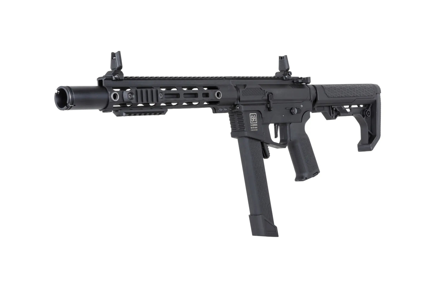 Specna Arms SA-FX02 FLEX™ Gen.2 BLDC™ HAL ETU™ ASG Karabiner – Schwarz (unter 0,5 Joule)