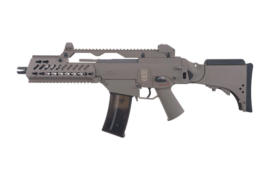 Specna Arms SA-G11V KeyMod EBB Karabiner Nachbildung – Tan (unter 0,5 Joule)