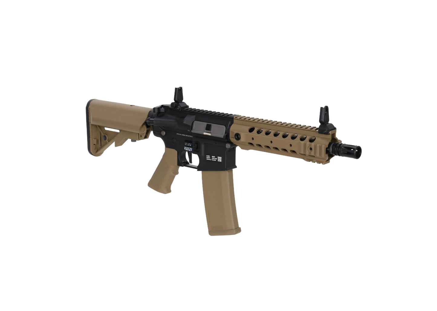 Specna Arms SA-F01 FLEX™ Gen.2 HAL ETU™ ASG Karabiner – Halbbraun / Half-Tan (unter 0,5 Joule)