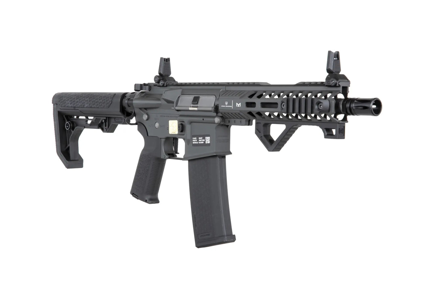 Specna Arms Rock River Arms SA-P17 Prime™ BLDC™ Aster II ETU Light Ops Karabiner – Grau (0,5 Joule)