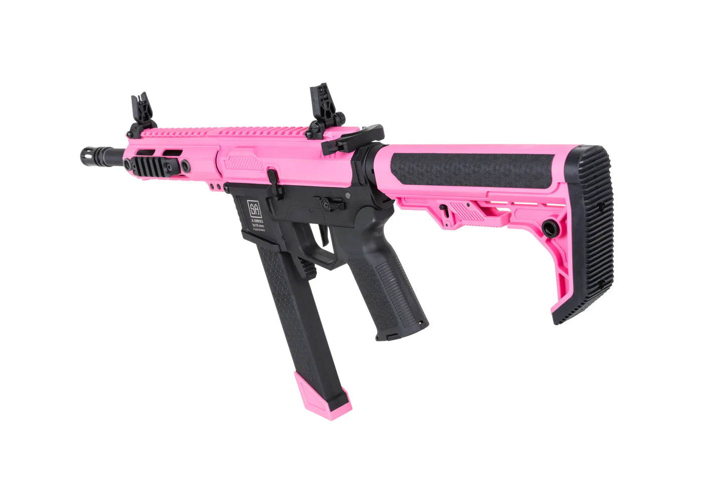 Specna Arms SA-FX01 FLEX™ Gen.2 BLDC™ HAL ETU™ ASG Karabiner 9" – Rosa (unter 0,5 Joule)