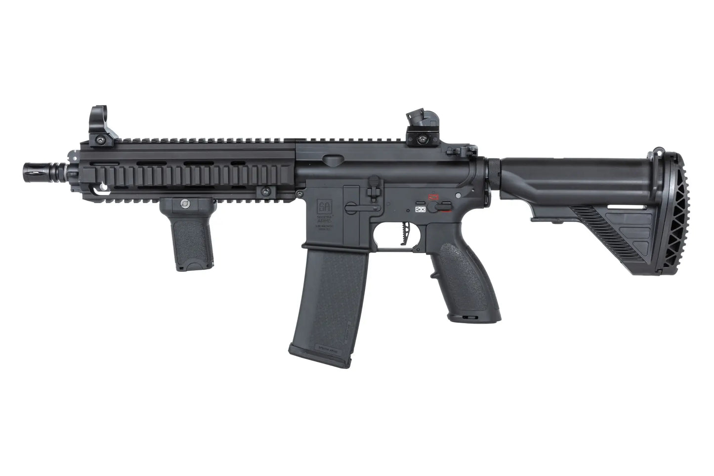 Specna Arms SA-PH20 PRIME™ BLDC™ Aster II ETU Karabiner – Schwarz (unter 0,5 Joule)