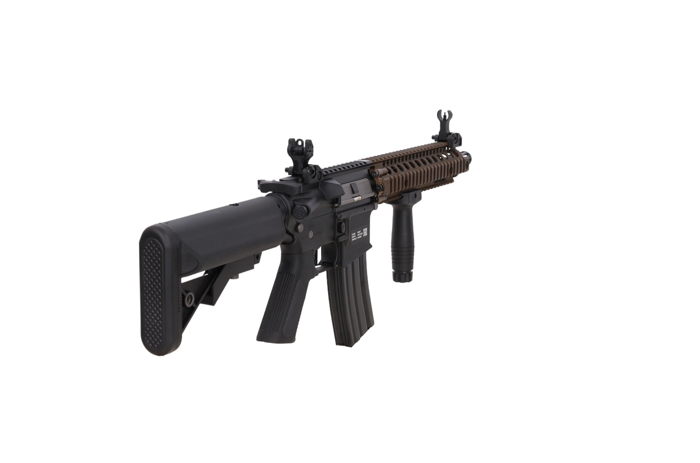 Specna Arms Colt x Daniel Defense MK18 SA-P19 PRIME™ BLDC™ Aster II ETU 10.5'' Sturmgewehr – Chaos Bronze (unter 0,5 Joule)