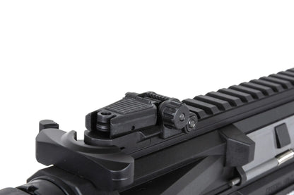 Specna Arms SA-F04-RL FLEX™ Gen.2 BLDC™ HAL ETU™ ASG Karabiner – Light Ops Schaft / New Receiver / Schwarz (unter 0,5 Joule)