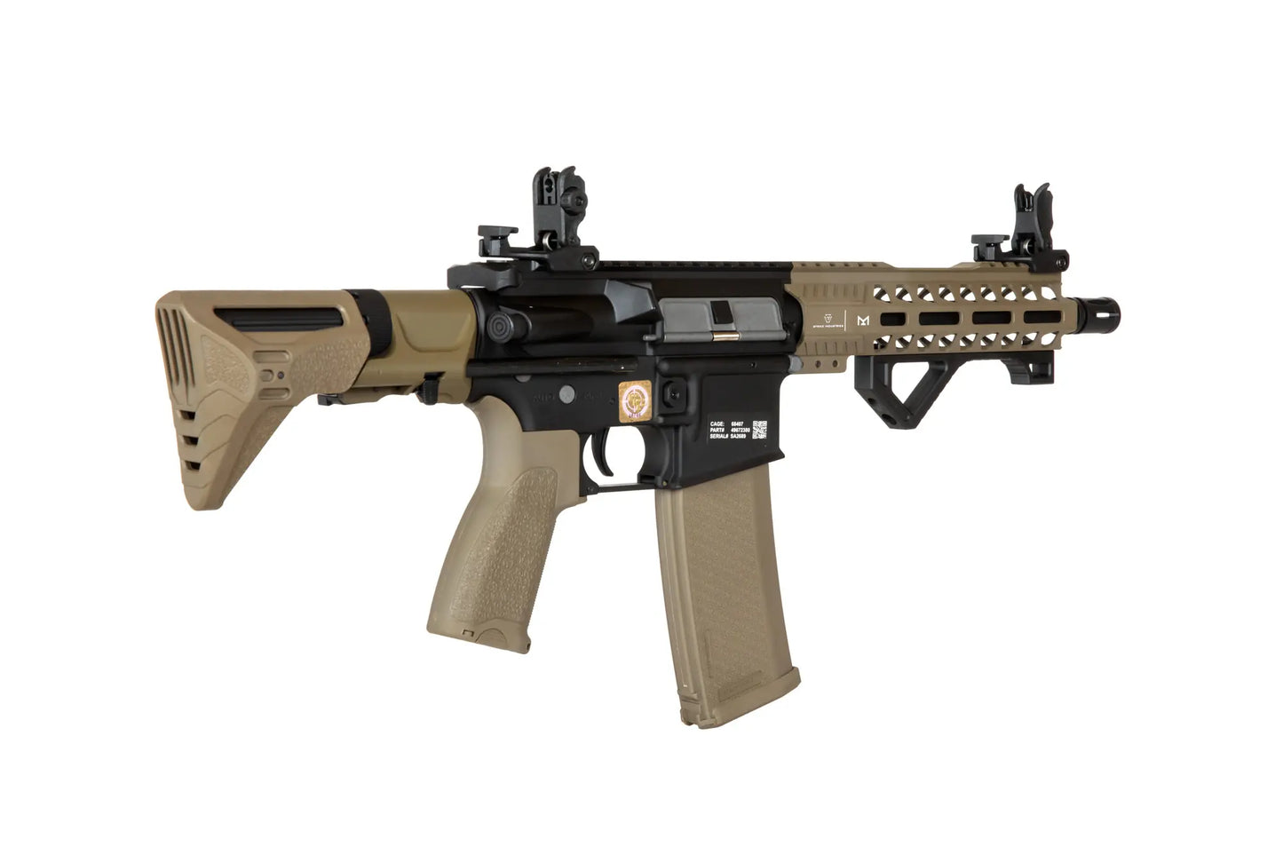 Specna Arms RRA &amp; SI SA-E17 EDGE™ PDW HAL 2™ Karabiner – Half-Tan (unter 0,5 Joule)